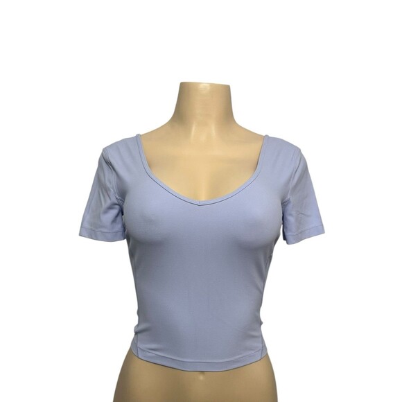 Lululemon Women's Align Short Sleeve T-Shirt Size 4 Black - Picture 1 of 11